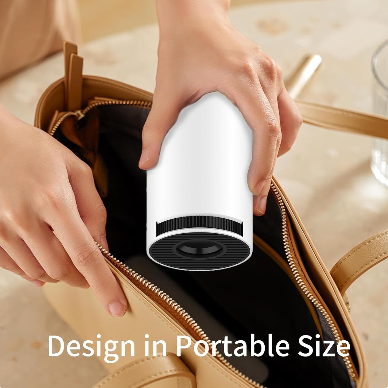 LQWELL®-Projector, Miniprojector, Ondersteunt WiFi 5G, BT5.0 Met Android 11.0 OS, Automatische Keystone, 220 Graden Hoek Voor Telefoon/Pc/Computer, HDMI, Grijs