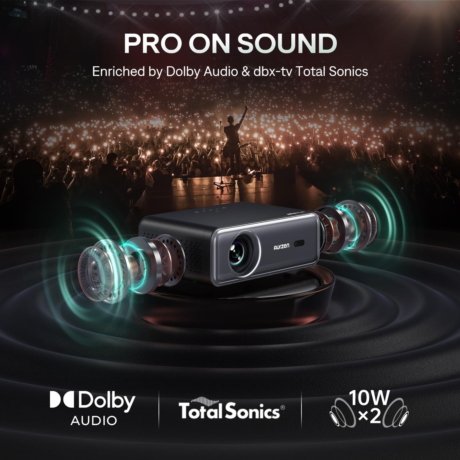 Smart Projector 4K met Dolby Audio - 47% Korting!