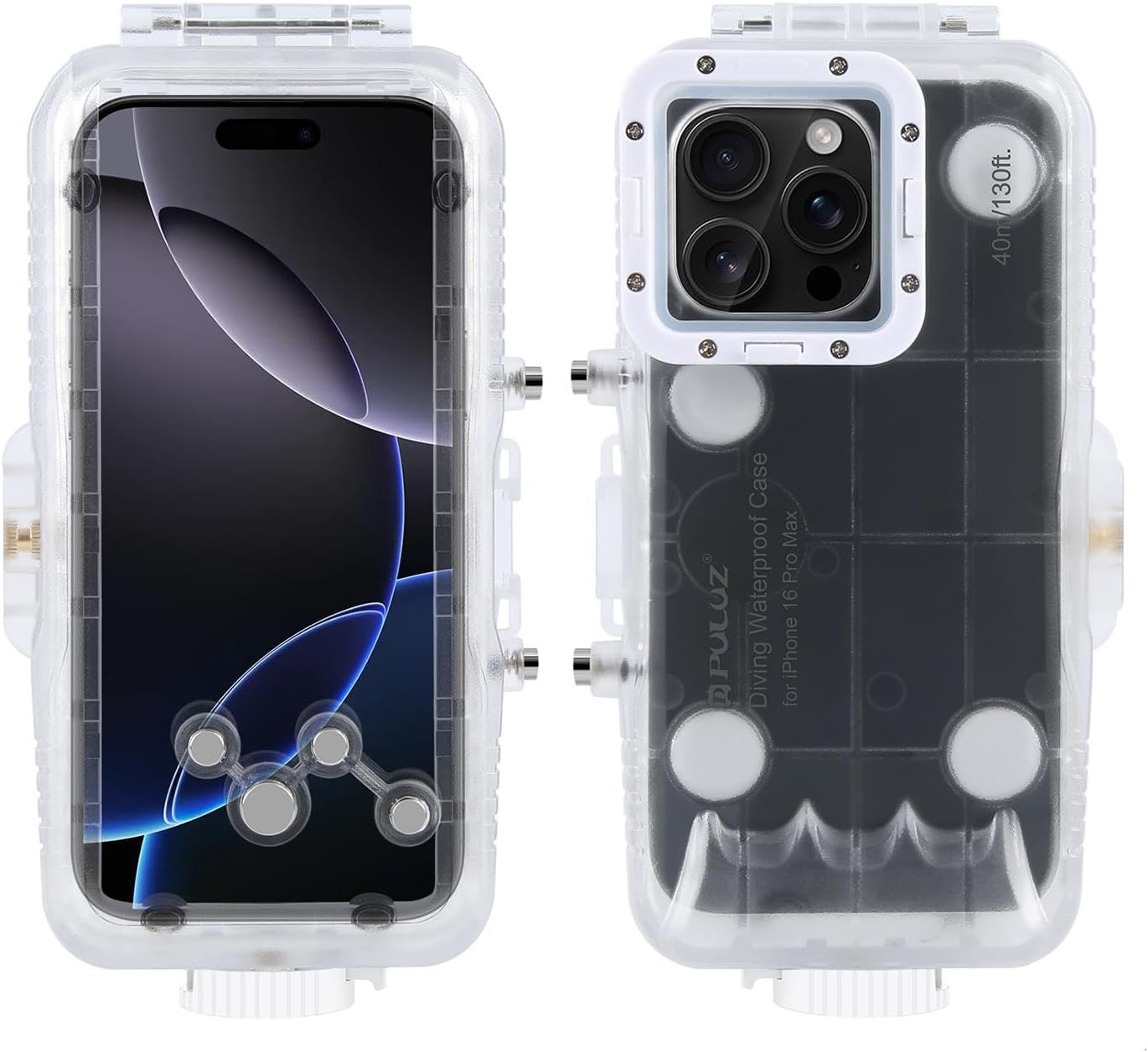 Duikhoes iPhone 16 Pro Max 40m Waterdicht - 73% Korting