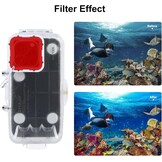Waterdichte telefoonhoes iPhone 16 Pro Max 40m diepte - Duikhoes voor onderwaterfotografie, surfen, snorkelen & kajakken - Doorzichtig