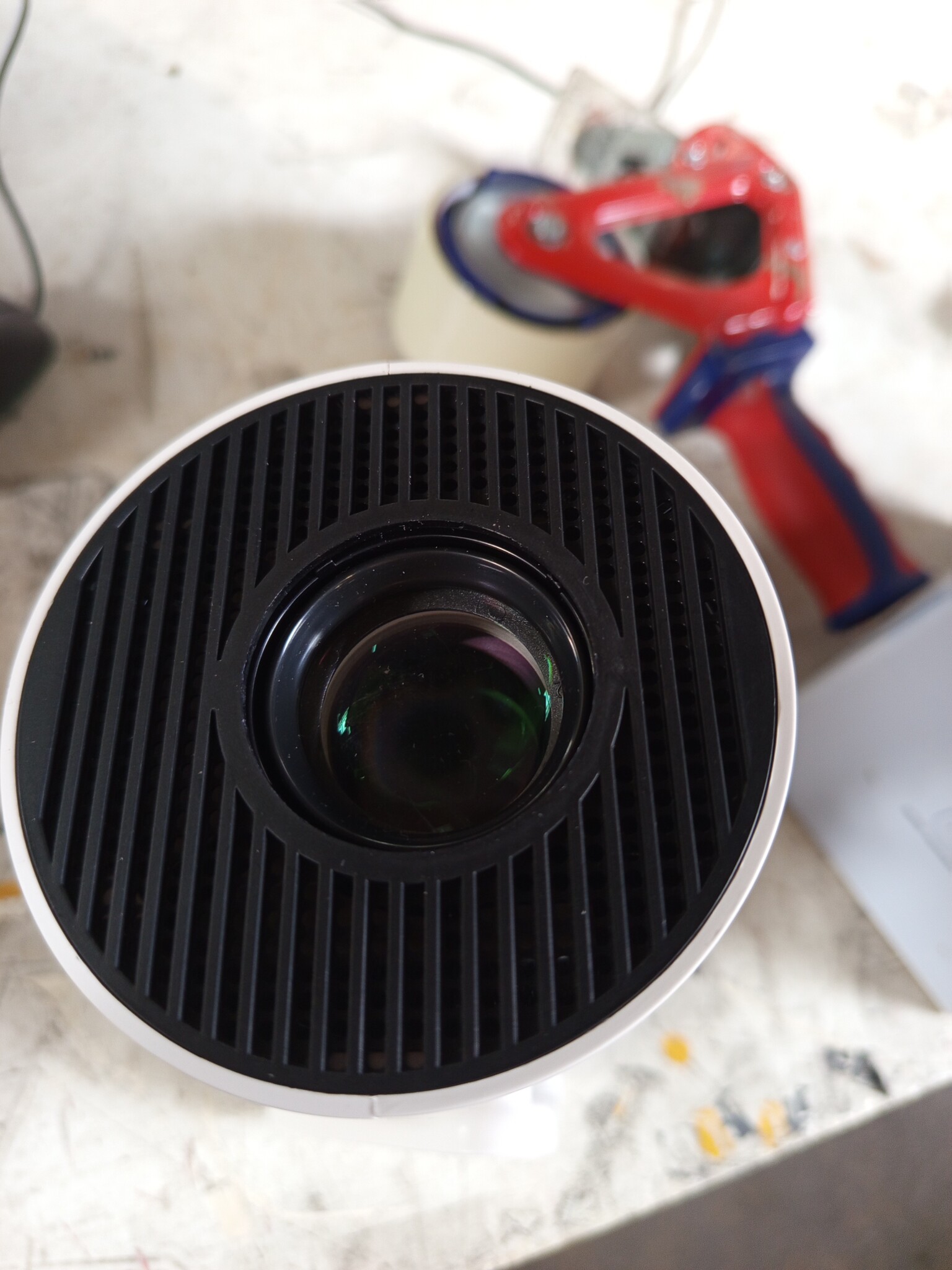 Mini-beamer, automatische trapeziumcorrectie, wifi, bluetooth-beamer, kleine ondersteuning, 1080p, 270 graden draaibaar, WiMiUS projectie voor korte afstanden, thuisbioscoop, outdoor, voor