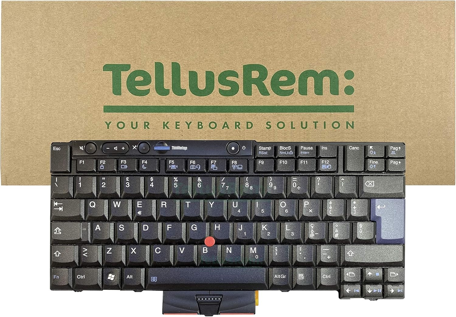 Vervangend laptop toetsenbord Italiaans zonder achtergrondverlichting voor Thinkpad T, W en X series