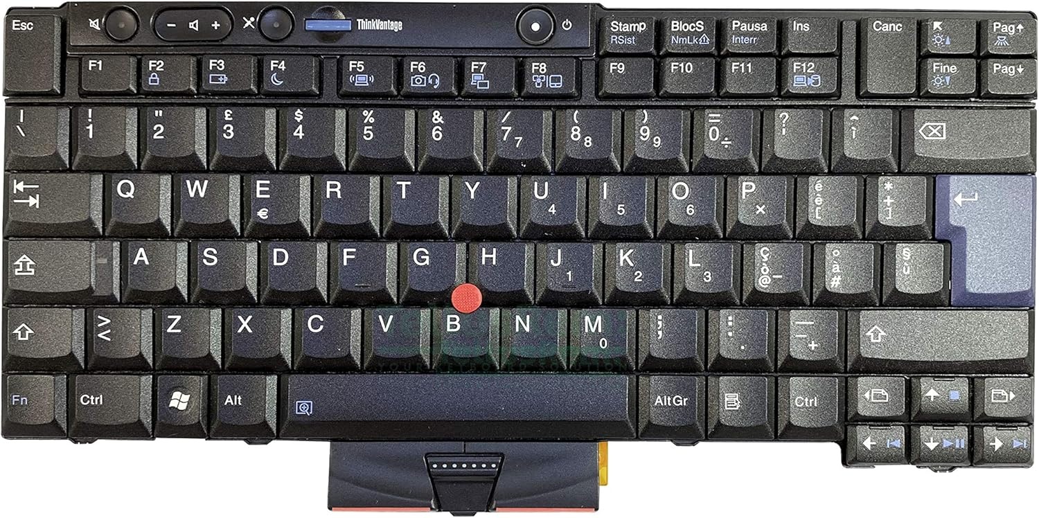 Vervangend laptop toetsenbord Italiaans zonder achtergrondverlichting voor Thinkpad T, W en X series