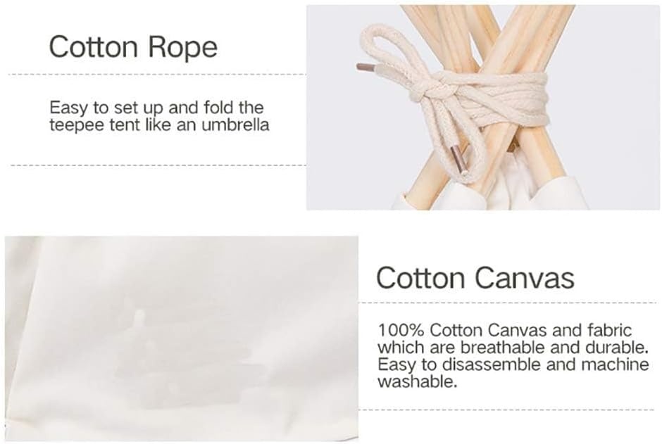 Hond & Kat Tipi Tent Speelhuis Zebraprint Katoen Grenen Wasbaar met Kussen 50x50x60 cm