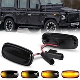 Dynamische LED Zijknipperlichten Rook voor Land Rover Discovery 2 (1999-2004), Defender & Freelander 1 (2002-2005)
