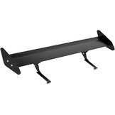 Universele Auto Achterspoiler Verstelbaar Aluminium GT Zwart 111cm voor Hatchback & Sedan