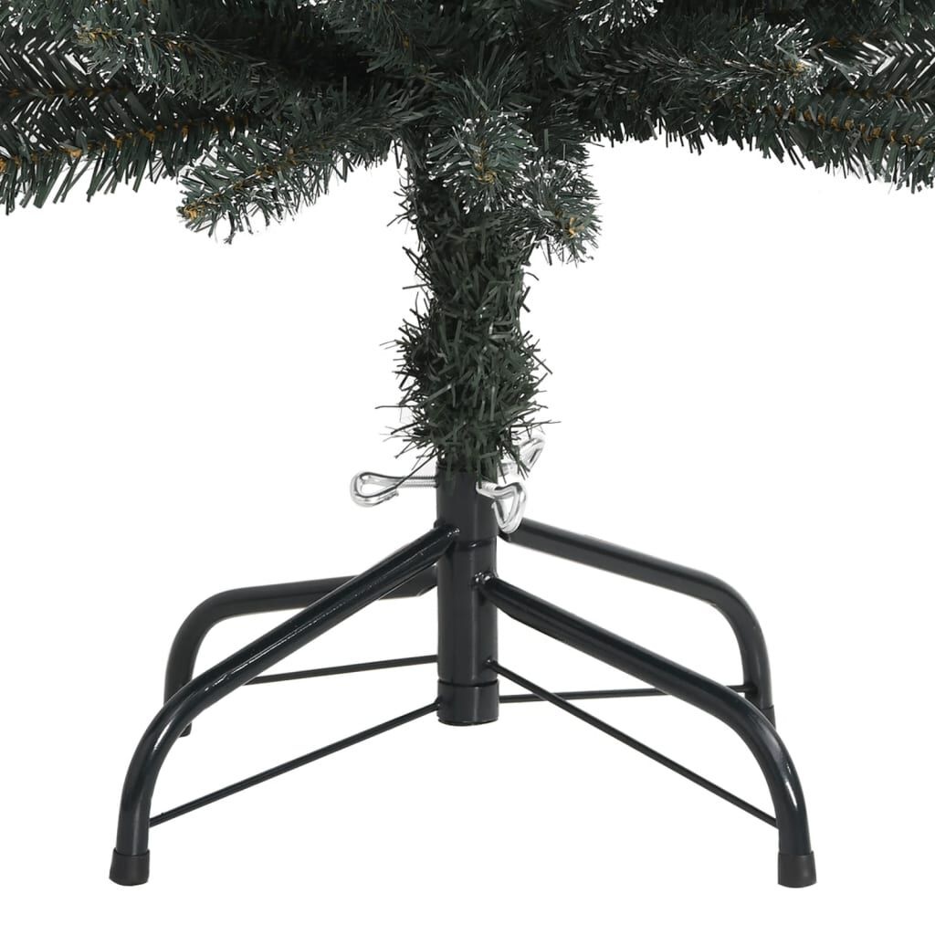Smalle Kunstkerstboom 240 cm PVC met Standaard - 73% Korting!