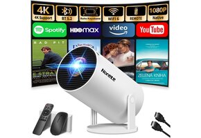 Mini-beamer 4K Full HD 1080P met Android & WiFi 6 (48% Korting)