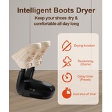 Elektrische Schoendroger Sneldrogend met Ozonfunctie, Timer, 200W Ventilator voor Schoenen, Laarzen, Handschoenen & Sokken