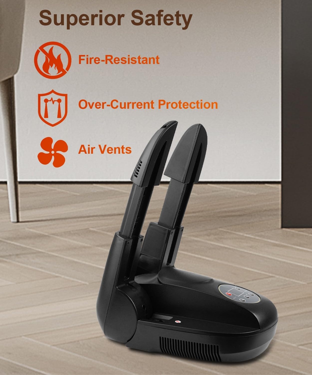 Elektrische Schoendroger Sneldrogend met Ozonfunctie, Timer, 200W Ventilator voor Schoenen, Laarzen, Handschoenen & Sokken