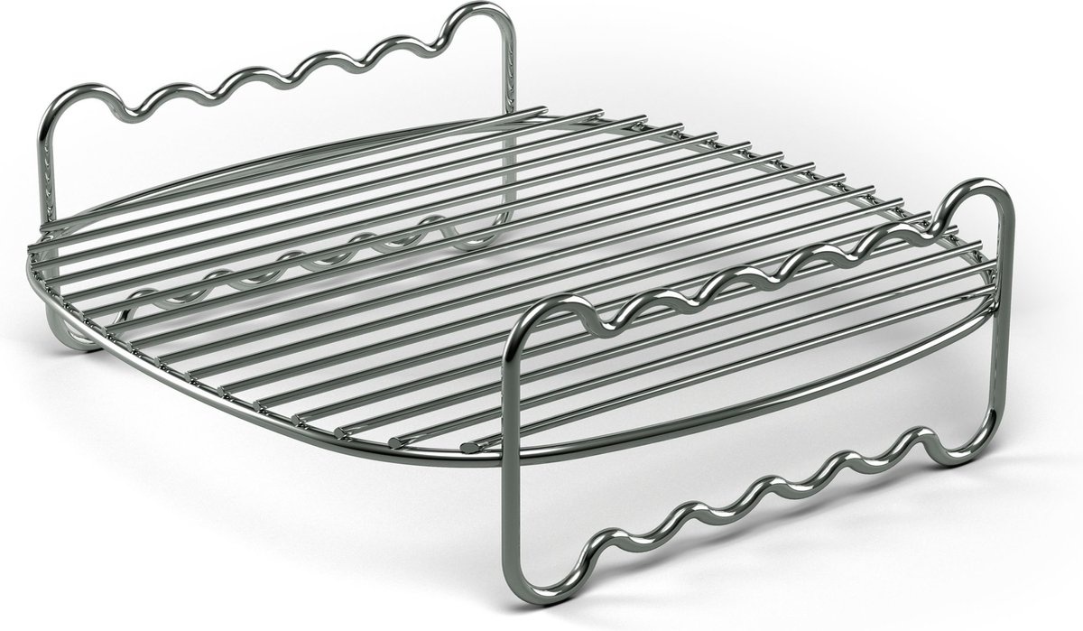 Airfryer XXL accessoireset partyset met dubbellaags accessoire en voedselscheider geschikt voor Philips Airfryer XXL