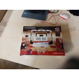 Mini basketbalkorf indoor voor kinderen & volwassenen, over de deur & wandmontage, metalen ring 23cm, bord 30x40cm, automatische puntenteller, incl. 4