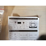 Mini basketbalkorf indoor voor kinderen & volwassenen, over de deur & wandmontage, metalen ring 23cm, bord 30x40cm, automatische puntenteller, incl. 4