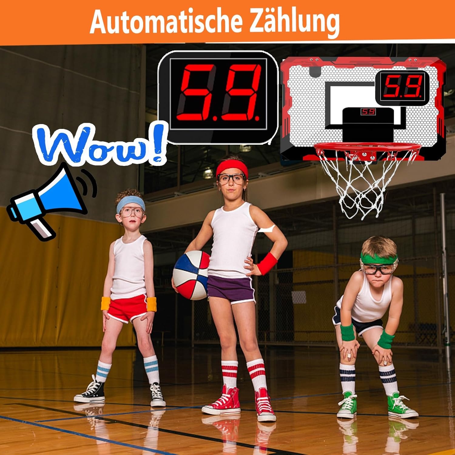 Mini Basketbalset Deur/Muur | 73% Korting | Incl. Ballen & Pomp