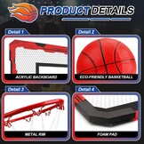 Mini Basketbalset Deur/Muur | 73% Korting | Incl. Ballen & Pomp