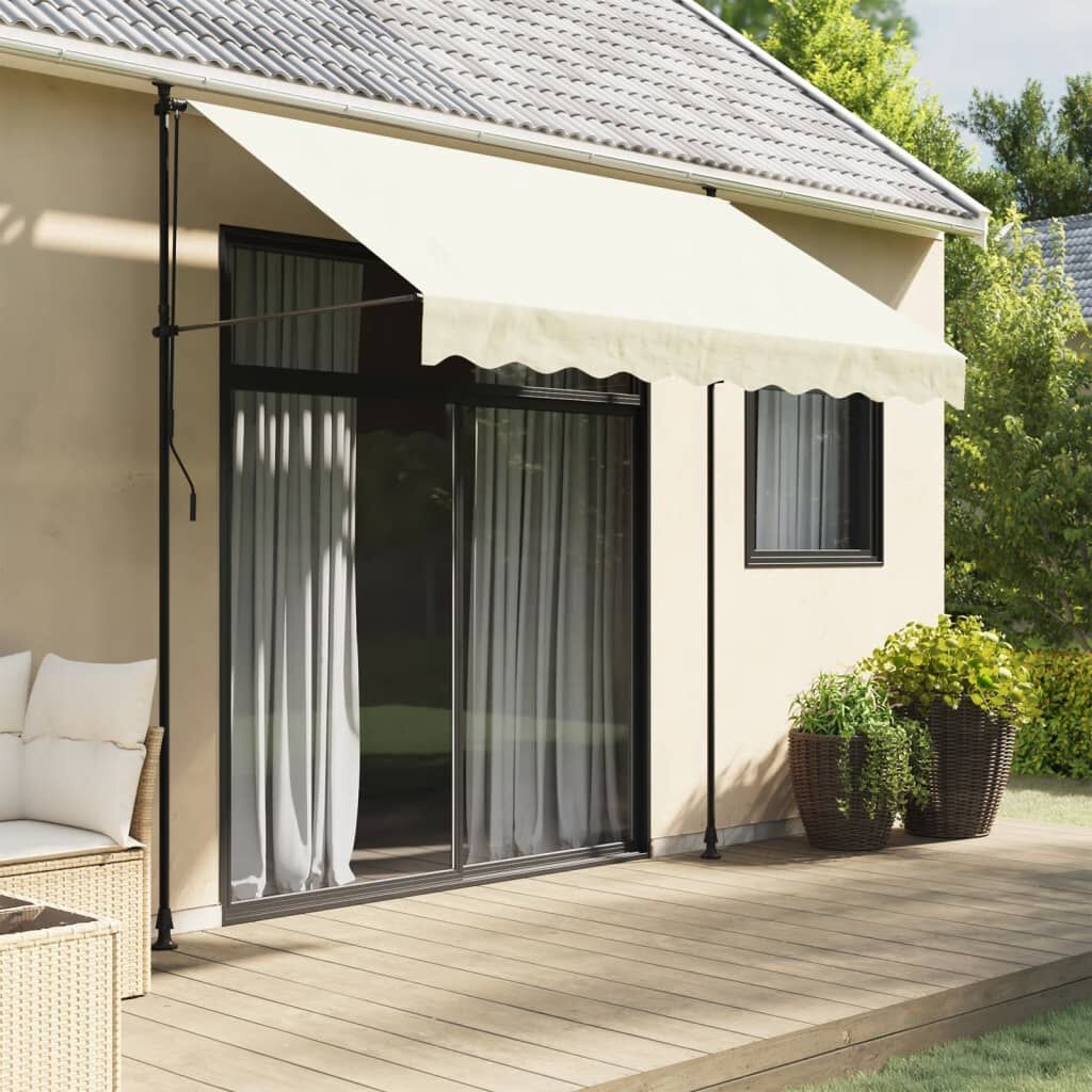 vidaXL Luifel Uittrekbaar Crème 250x150 cm - 41% Korting!