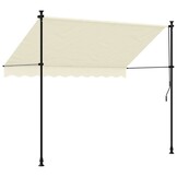 vidaXL Luifel Uittrekbaar Crème 250x150 cm - 41% Korting!