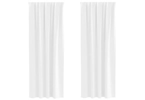 vidaXL Gordijn (1 stuks) Zuiverwit Polyester - 69% Korting!
