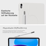 iPad 10e Generatie Hoes met Toetsenbord, Draaibaar, Afneembaar, Multi-touch Trackpad, 7 Kleuren Achtergrondverlichting, Penhouder, Volledige Beschermi