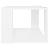 vidaXL Salontafel 40x40x30 cm Bewerkt Hout Wit | 57% Korting