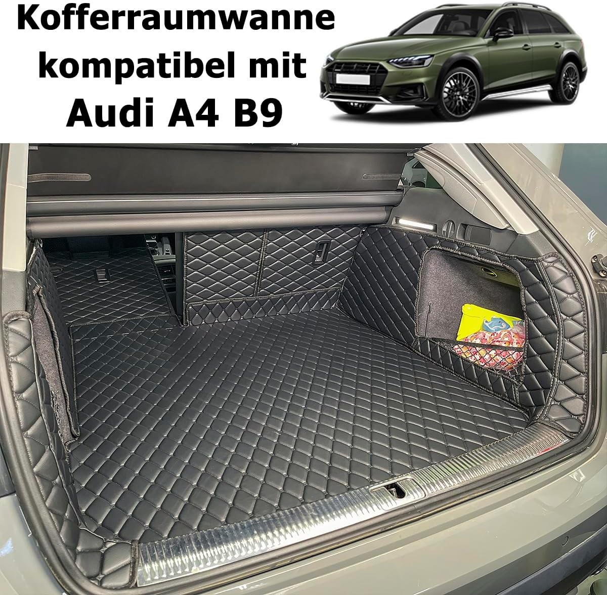 Kofferbakmat Kunstleer Audi A4 V (B9) Combi 2015-2024 - 64% Korting