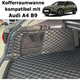 Kofferbakmat Kunstleer Audi A4 V (B9) Combi | 64% Korting