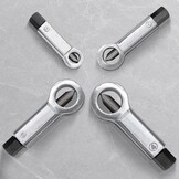 Moerensplijter set 4-delig 9-27 mm zwaar gereedschap voor het splitsen en verwijderen van moeren