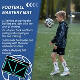 Voetbal Trainingsmat Kinderen (60x90cm) - Verbeter Snelheid & Balcontrole