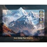 【1200 ANSI/Google TV】 Smart-projector 4K, WiFi6, Bluetooth 5.2, Full HD, native 1080P-projector met officiële Netflix, autofocus/keystone en zoom, spraakbesturing voor mobiele telefoon/pc/HDMI/USB