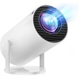 Mini Projector Draagbaar met Android 11, 1080P HD, 20000 Lux, 4K Ondersteuning en 180° Rotatie