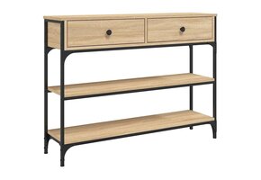 vidaXL Wandtafel Sonoma Eiken - 100x25x75cm - 41% Korting