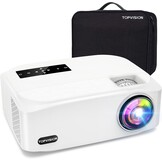 TOPVISION Native 1080P Home Cinema Beamer, 9000 Lumen Video Beamer met 4K 350'' Display, 150000 uur LED Projector Compatibel met HDMI/USB/SD/AV/VGA