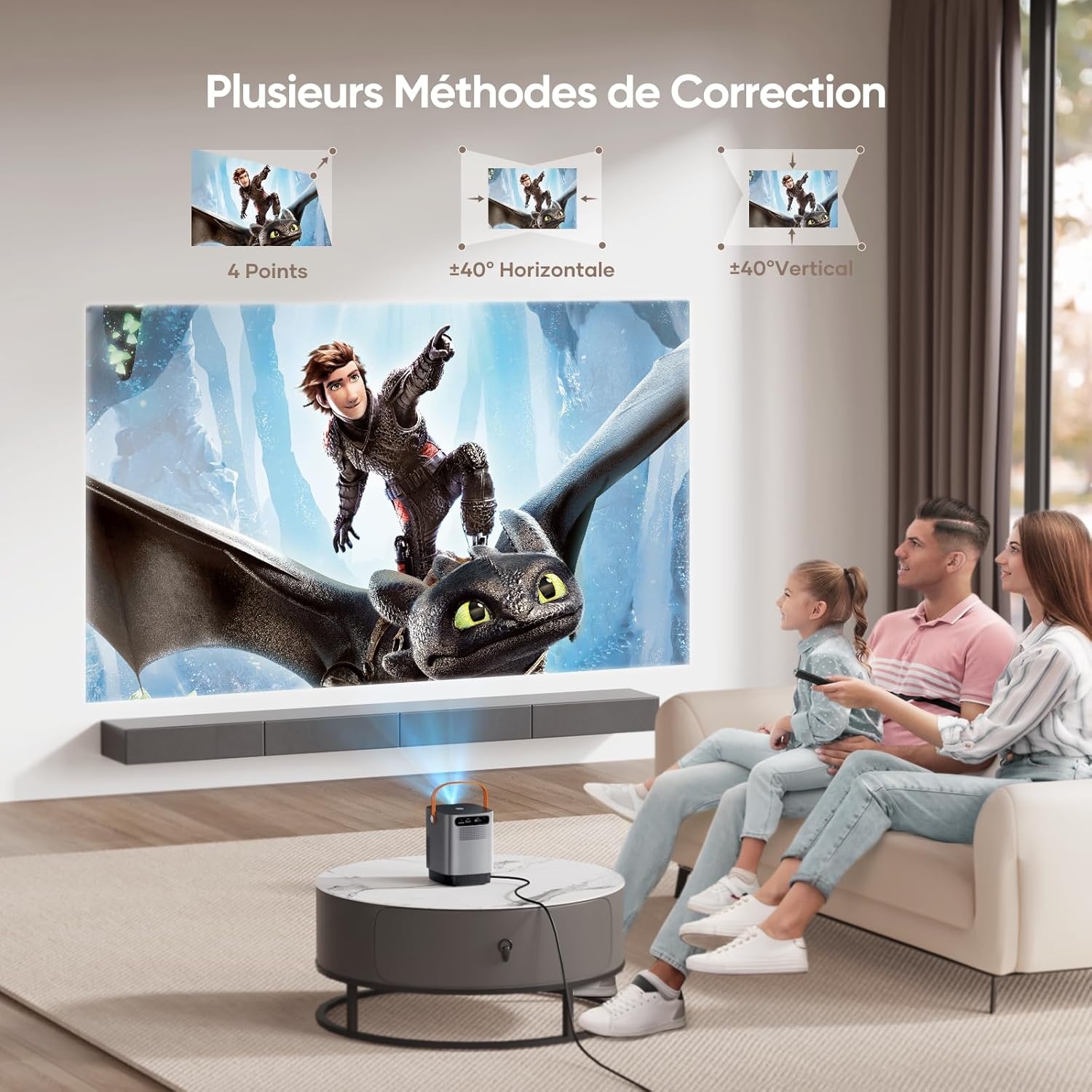 Draagbare Miniprojector 1080P Full HD met 42% Korting