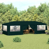 Retourtje: Groene Partytent 4x9m met Zijwanden - 37% Korting!