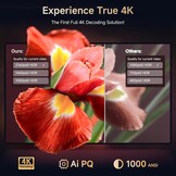 4K Smart Projector voor Slaapkamer met Netflix Smart OS & HDR10 | KOGATA AI Auto Focus, 6D Keystone, WiFi 6 & Bluetooth 5.3 | Home Cinema Projectoren voor buiten en binnen