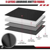 Autostoelhoezen set voorstoelen Iveco Daily VI 2014-2025 -2+1- Zwart & Donkergrijs