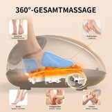 Elektrisch Voetmassageapparaat met Shiatsu, Rollen, Luchtdruk & Verwarmingsfunctie tot Schoenmaat 46