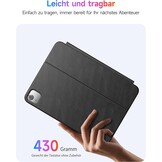 Zwarte QWERTZ Toetsenbordhoes iPad Air 5 / Pro 11" - 60% Korting