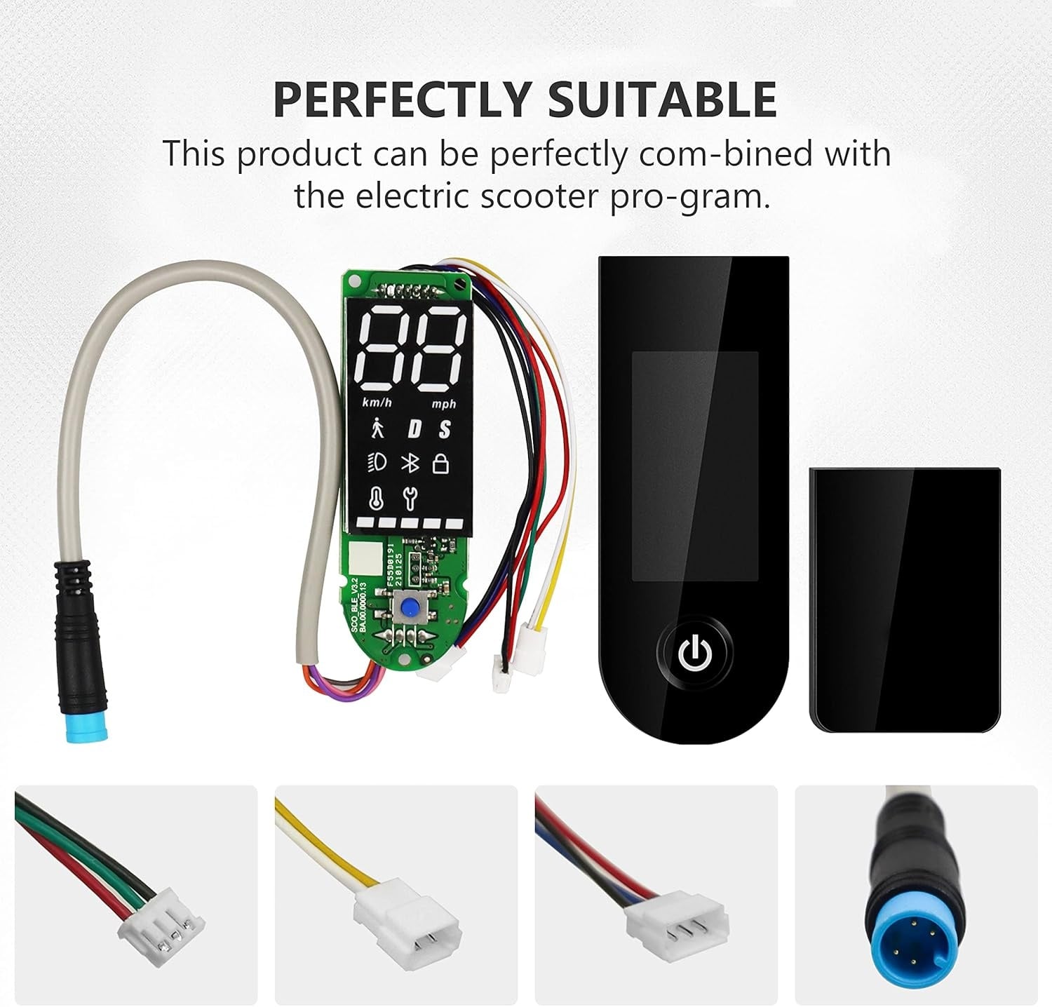 Vervangend Elektrische Scooter Dashboard Bluetooth Universeel Metaal voor Xiaomi M365 1S Pro 2