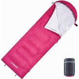 Rechthoekige Slaapzak 2-persoons Koppelbaar Flanel Extra Breed 3 Seizoenen 5-25 °C Lichtgewicht Waterdicht