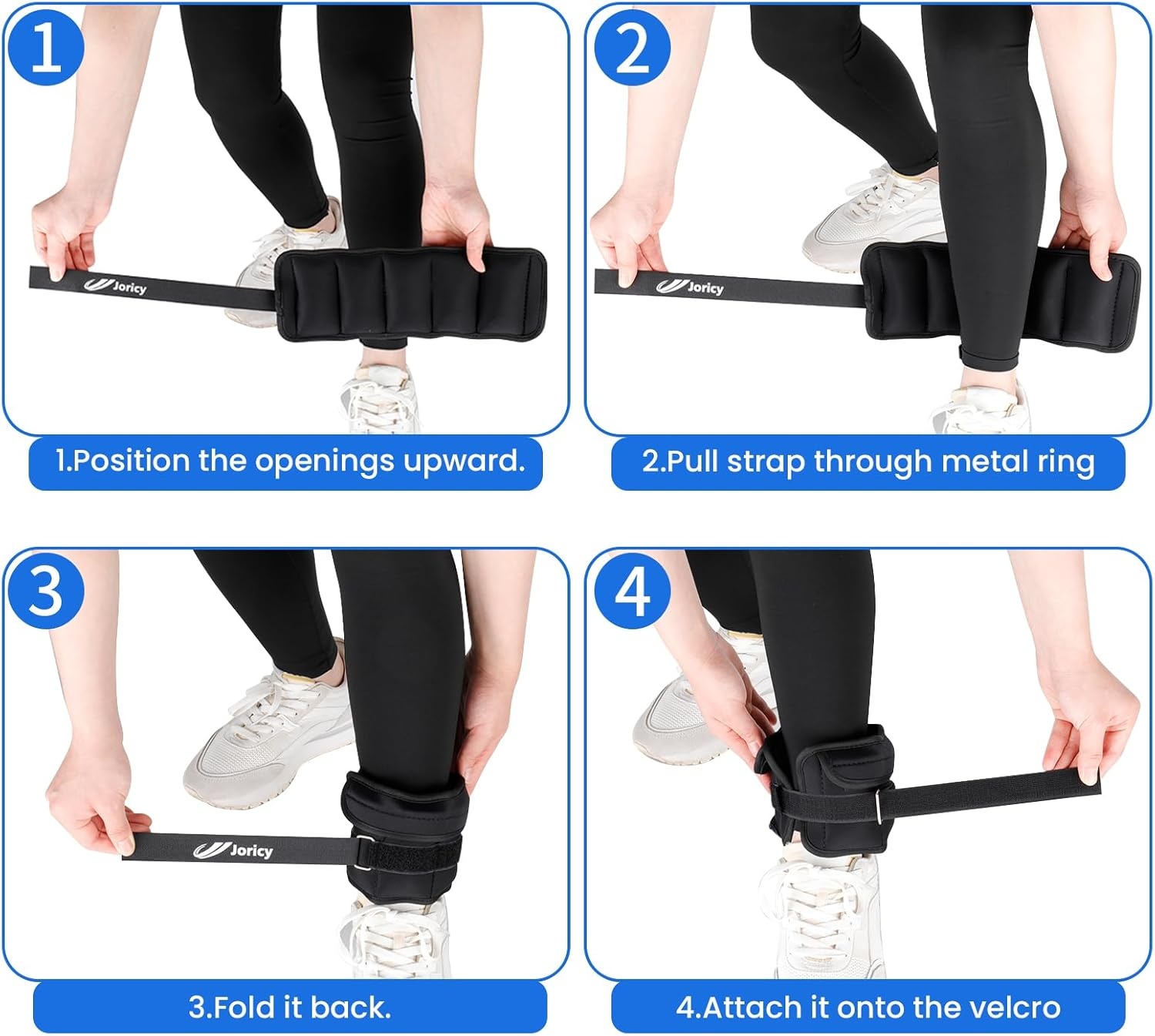 Verstelbare Enkelgewichten 1-3 lbs per paar Dames Heren voor Krachttraining, Fitness, Wandelen, Hardlopen, Fysiotherapie