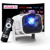 Compacte 4K Mini Projector met Wi-Fi en Bluetooth - Beige