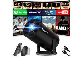 Mini Beamer 4K 1080P Android WiFi 6 - 34% Korting!