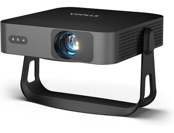 VOPLLS Mini Projector 4K Full HD 1080P 23000L - WiFi 6, Bluetooth met 360° Rotatie en Autofocus