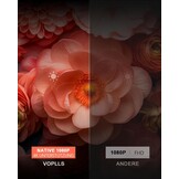 VOPLLS Mini Projector 4K Full HD 1080P 23000L - WiFi 6, Bluetooth met 360° Rotatie en Autofocus