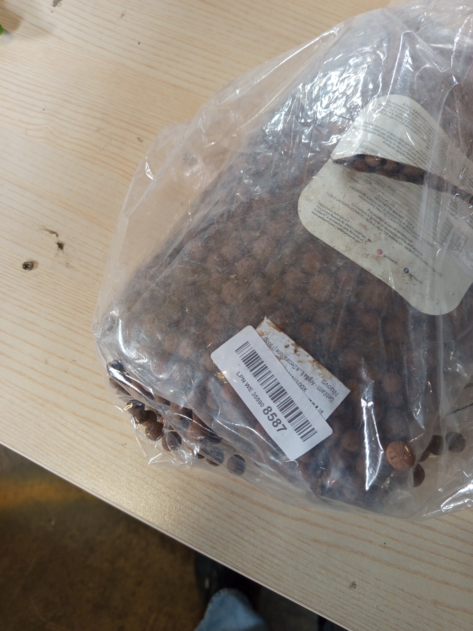 GebEarth® Geëxpandeerde Kleikorrels 1500g - pH Neutraal voor Semi-Hydrocultuur, Mulchen & Decoratie