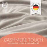 50% Korting: Warm Taupe Dekbedovertrek Pluche Fleece 135x200cm