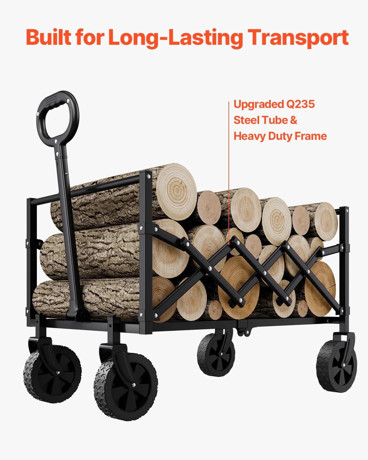 Opvouwbare Bolderkar 120L - 33% Korting!