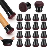16x Stoelpootdoppen: Kras- & Geluidloos Wonen (62% Korting!)