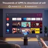 Draagbare Beamer 1080P Android TV | 48% Korting!